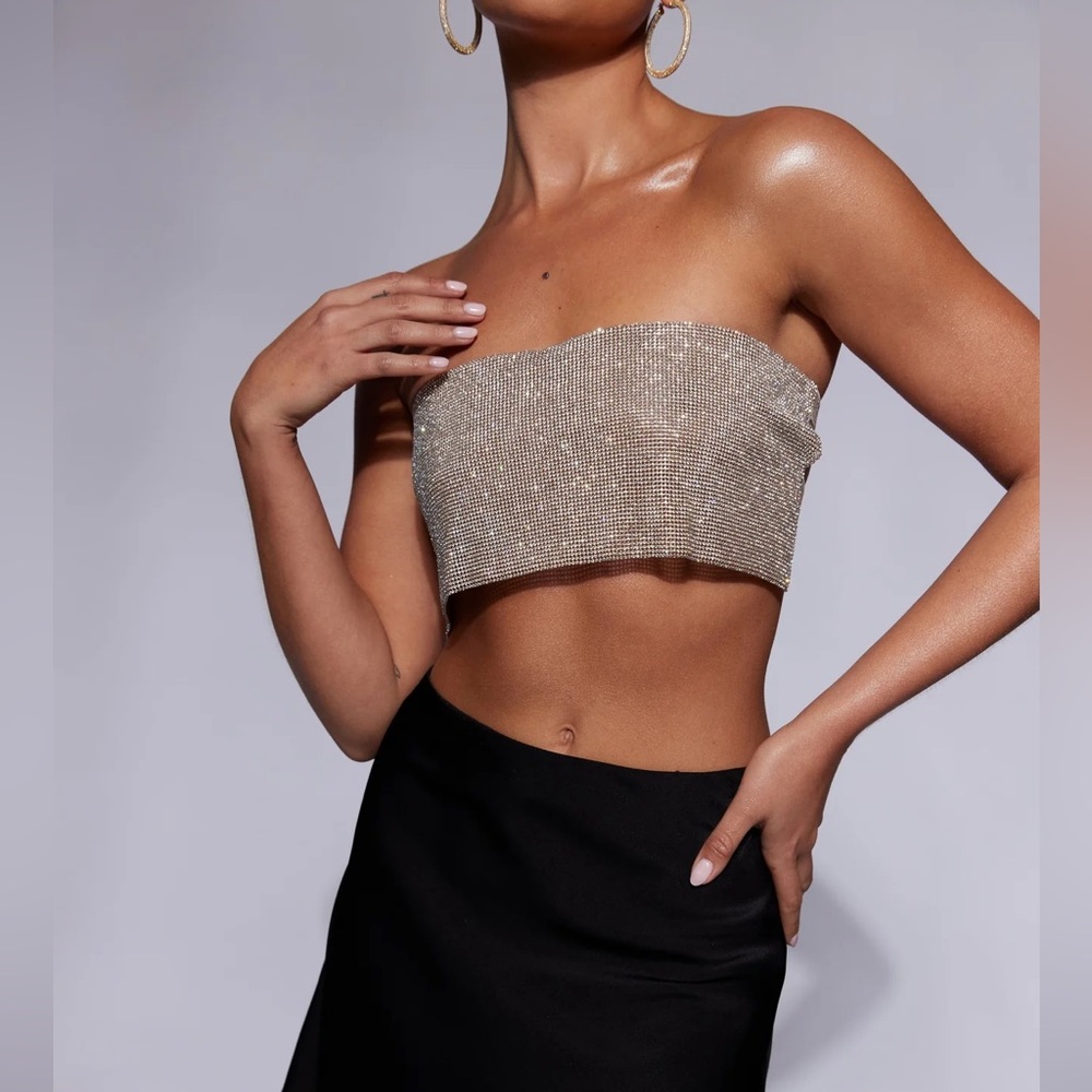 Meshki diamante bandeau top
